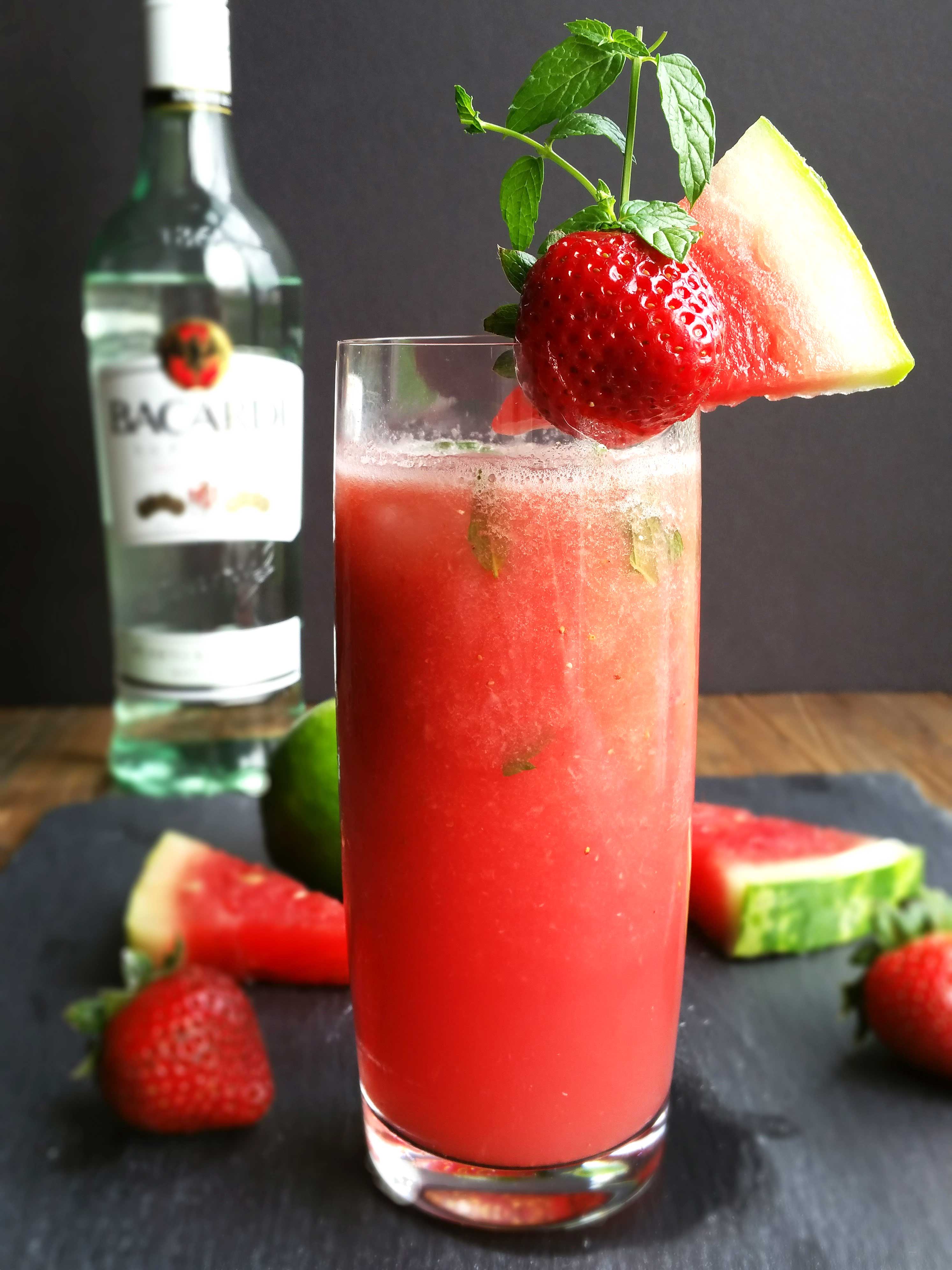Strawberry Watermelon Mojito | 3 Yummy Tummies