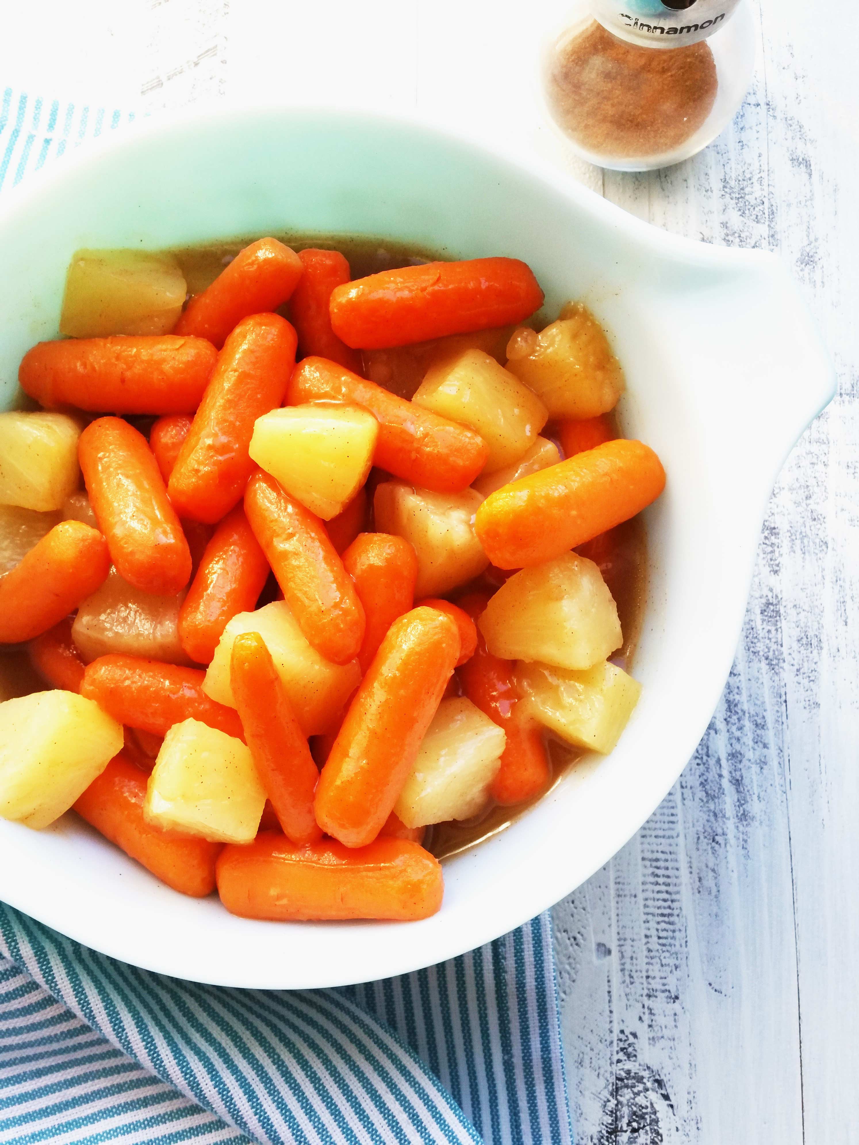 Glazed-Carrots-and-Pineapples