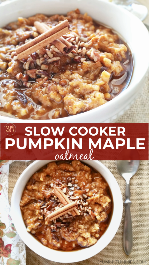 Slow Cooker Pumpkin Maple Oatmeal
