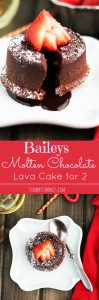 The most decadent Valentine's Day dessert for 2 with Baileys!