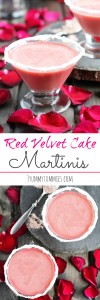 The perfect Valentine's Day cocktail with Red Velvet Cake mix!