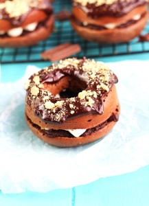 Baked S’mores Doughnuts