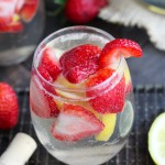 This Strawberry Lemon White Wine Sangria is so refreshing and perfect for entertaining.