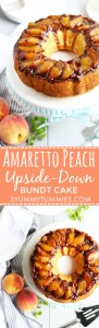 Amaretto makes this Peach Upside-Down Cake with Greek Yogurt a must try!