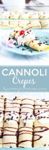 This Cannoli Crepe is super easy to make and makes a gorgeous presentation with a ricotta cheese filling.