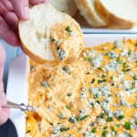 This Buffalo Chicken Dip is a family favorite that could also be made in a crockpot.