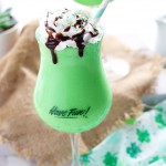 A festive, Irish Mudslide with Jameson and Baileys is a delectable St. Patrick's Day cocktail.