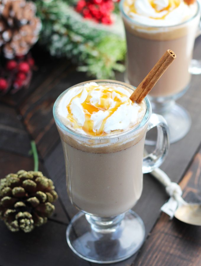 This Butterscotch Hot Buttered Rum has a delicious blend of spices with Butterscotch Schnapps for a soothing, winter drink.