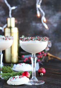 Drink your dessert with this creamy Sugar Cookie Martini with Baileys and Vanilla Vodka.