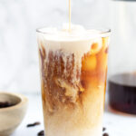 This Pumpkin Cream Cold Brew is the perfect way to kick off your favorite fall flavor.  It tastes like the one from Starbucks and you can make your own cold brew or buy it already made for a quick and easy fix.